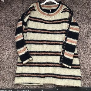 Free People Striped Sweater